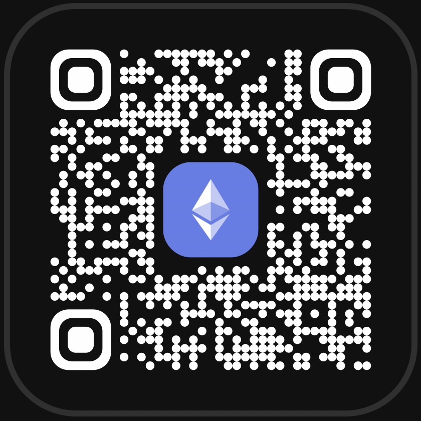 Ethereum donation QR code